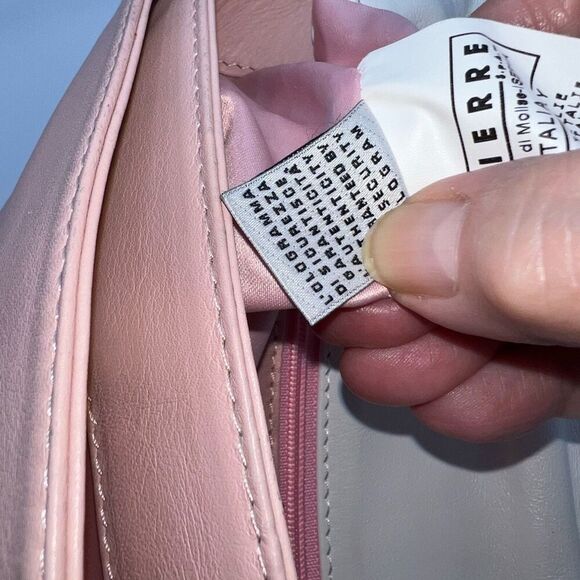 Dolce and Gabbana Lambskin Baby Pink and White Double Pocket Shoulder Bag - Picture 13 of 16